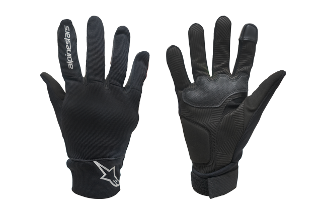 GUANTES ALPINESTARS REEF NEGRO REFLECTIVO 